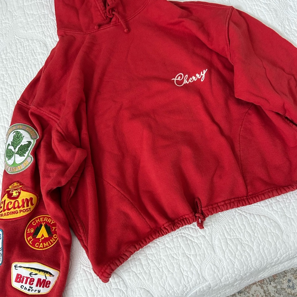 Cherry LA Hoodie with Patches